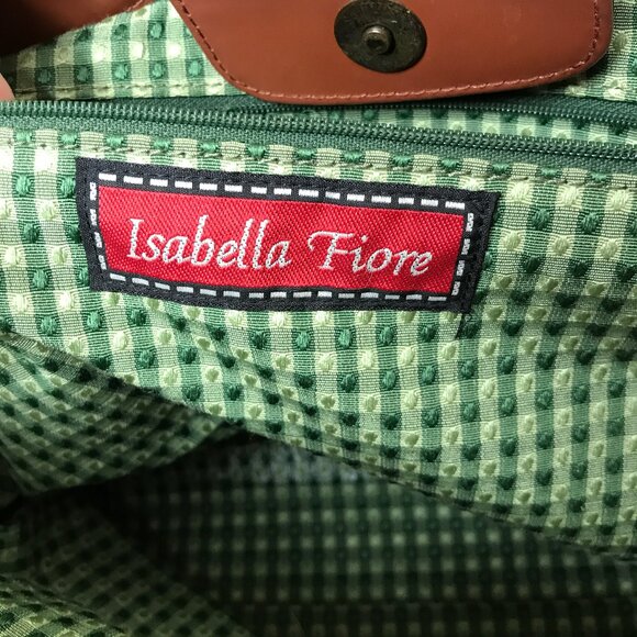 Isabella Fiori Vintage Monkey Palm Tree Tropical Beaded Hand Bag Bamboo Handles - Picture 12 of 16